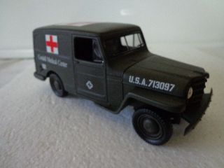 Speccast 1953 Jeep Us Army Ambulance Limited Edition Die Cast Hidden Slot Bank