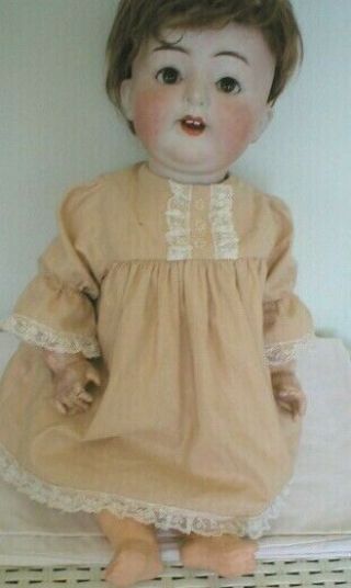 Antique German Bisque Headed Toddler Doll