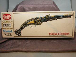 Rare 1966 Life Like Hobby Kits 16 Inch French Wheellock Pistol Model 09225