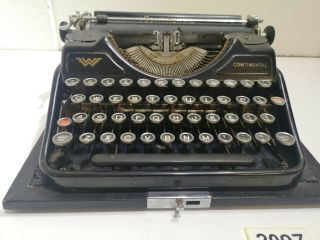 Continental Typewriter Vintage Antique 2097