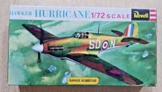 60 - 616 Revell 1/72nd Scale Hawker Hurricane Plastic Model Kit