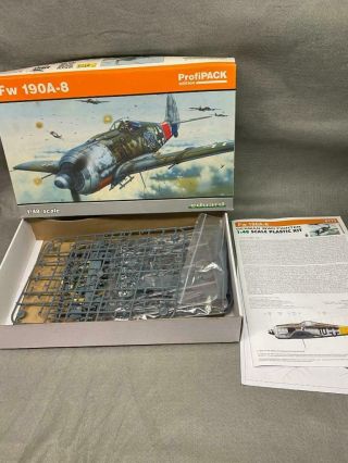 Eduard Profipack Edition Fw 190a - 8 Plastic Model Kit 1:48 Scale