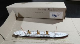 G 1:1250 Waterline Cm 235 Kaiser Friedrich Ocean Liner Cruise Ship