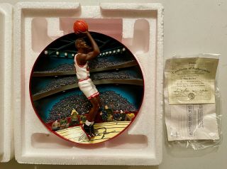 Upper Deck Michael Jordan " Rim Rocker " 3d Plate With