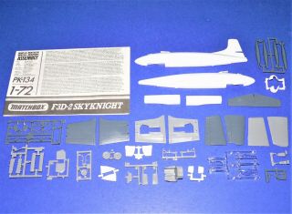 Matchbox Pk - 134,  1/72 Douglas F3d - 2 Skyknight Kit,  Bagged