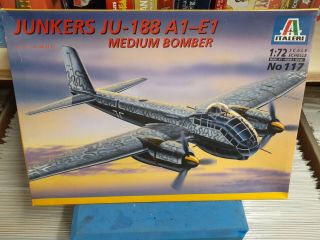 Italeri Junkers Ju - 188 A1 - E1 Medium Bombers Model Kit 1/72