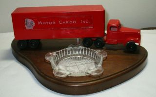 Vintage Ralstoy Diecast Private Label Motor Cargo Inc Promo Ash Tray