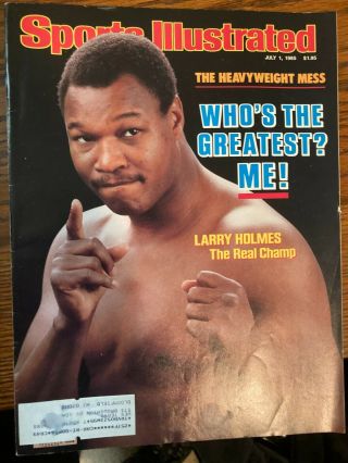 Sports Illustrated July 1,  1985 - Larry Holmes