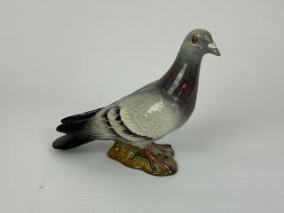 Beswick Pigeon 1383 Porcelain Vintage Antique Figurine Grey