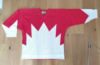 Authentic Mens Starter Ice Hockey Jersey Team Canada 1972 Retro Vintage Style L