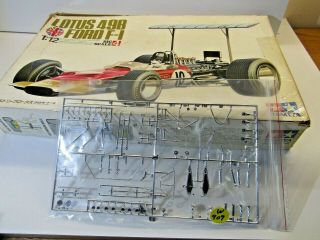 Tamiya 1:12 Vintage Big Scale Lotus 49b Ford Sprue D Chrome Parts Only As Pictd.