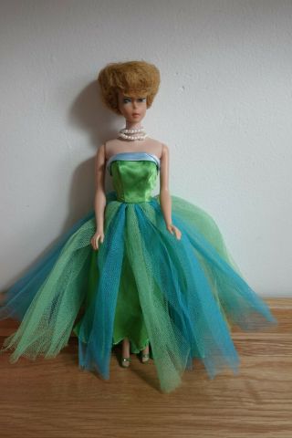 Vintage 1960s Barbie Doll Bubble Cut Senior Prom Dress & Shoes 1963 - 4 - Lovely