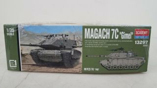 Academy 1:35 Magach 7C Gimel Military Tank Model Kit JBH 2