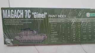 Academy 1:35 Magach 7C Gimel Military Tank Model Kit JBH 3