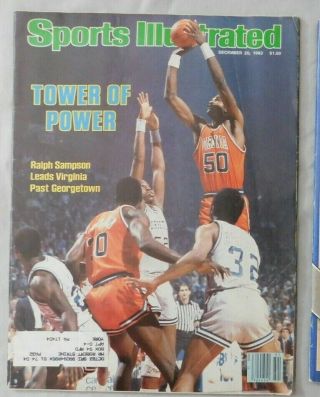 1982 Sports Illustrated Ralph Sampson Virginia Cavaliers Vg