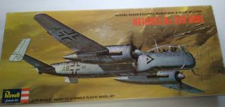 Revell Aircraft Model Heinkel He 219 Owl 1/72 Scale 1966