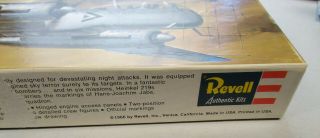 Revell Aircraft Model Heinkel He 219 Owl 1/72 scale 1966 2