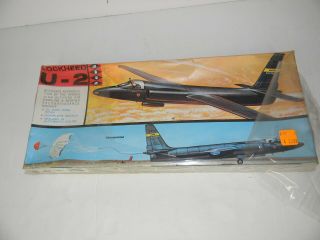 vintage Hawk 1/48 Lockheed U - 2 model airplane kit 2