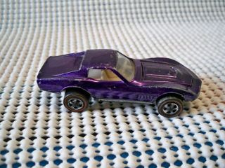 Custom Corvette In Purple Hot Wheels Redline True Starts At $1