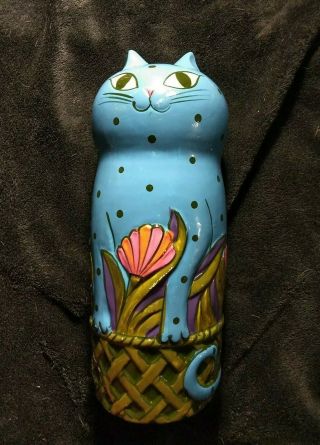 Vintage Takahashi Japan San Francisco Ceramic Pottery Cat