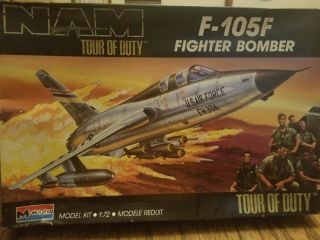 F - 105f,  1/72,  " Nam Tour Of Duty "