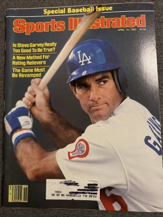 Sports Illustrated - April 12,  1982 - Special Baseball Issue - Steve Garvey Cover
