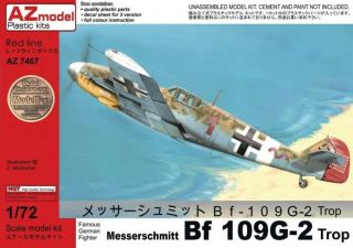 1/72 Az Model Messerschmitt Bf 109g - 2 " Trop " No.  Az7467