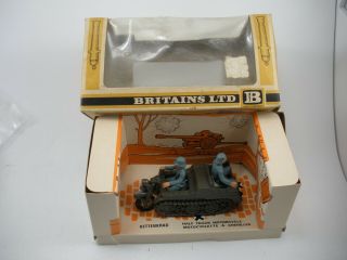 Britains 9780 Kettenkrad Half Track Motorcycle 1:32nd Scale - Diecast