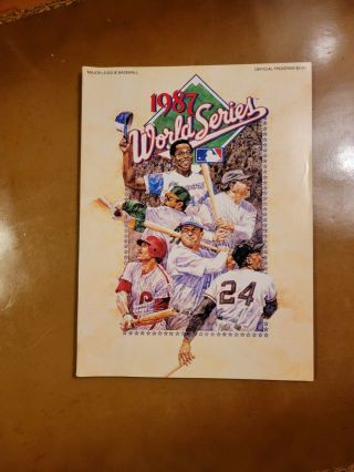 1987 World Series Program: Minnesota Twins Vs.  St.  Louis Cardinals