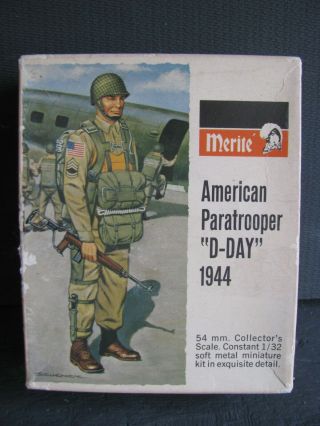 54mm Monogram Merite Us Army Paratrooper D - Day 1944 Ww2 2