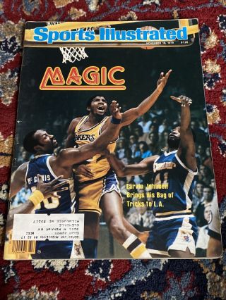 November 19 1979 Magic Johnson Los Angeles Lakers Basketball Sports Illustrated