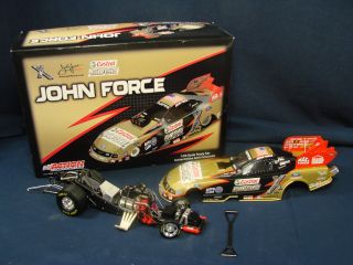 John Force Action Racing Collectables 1/24 Scale Funny Car Action Racing