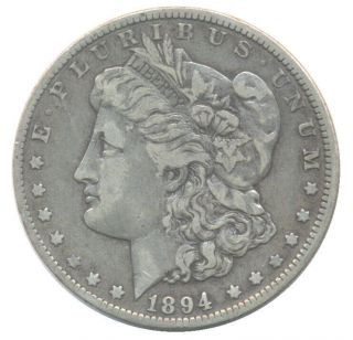 1894 O Orleans Morgan Silver Dollar Choice Very Fine Vf,