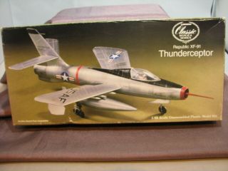 Lindberg Republic Xf - 91 Thunderceptor 1/48 Brand 539