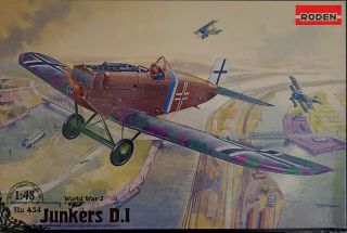 1/48 Roden 434: Junkers D.  I Short - Fuselage Version