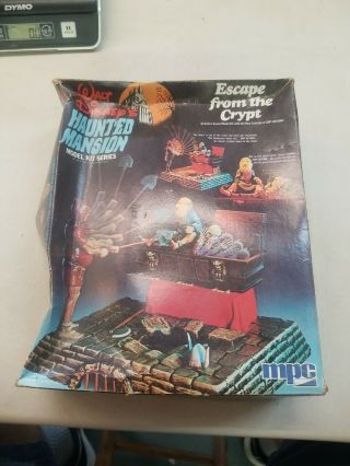 Vintage 1974 Mpc Disney Haunted Mansion Escape From The Crypt 1 - 5053 Model Kit