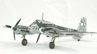 1/72 Italeri - Messerschmitt Me 410 A - 1 - Very Good Built & Painted