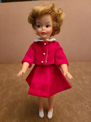 Vintage Ideal Pepper Doll/miss Gadabout Outfit/2.  5 Pairs Of Shoes/plaid Skirt