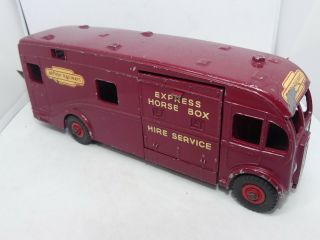 Dinky Supertoys Horse Box 581/981 Vintage Diecast 70 