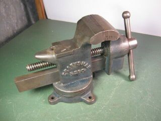 Old Vintage Tools Craftsman Bench Mount Vise Early Type