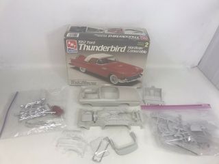 Parts Car Amt 1957 Ford Thunderbird 1/25 Model Kit 6516 Replacement Not Complete