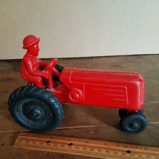E.  R.  Roach Red Oliver Tractor.  Mr.  Vernon Ohio Plastic 40 