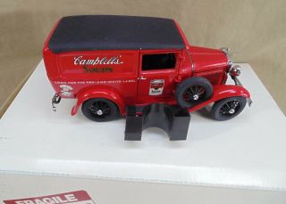 DANBURY 1931 FORD CAMPBELL ' S SOUP DELIVERY TRUCK 1/24 SCALE DIECAST W/BOX 2