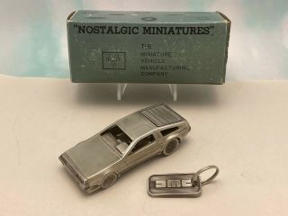 Vintage 1:43 Nostalgic Miniatures Limited Edition Delorean Model Car W/ Box