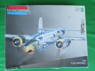 1/48 Monogram B - 25j Mitchell Kit 5507 1991 Open Box Unstarted