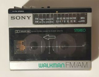 Sony Walkman Wm - F15 Cassette Player