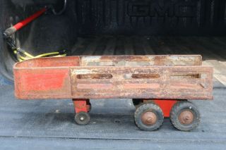 Lincoln Toys Steel Hauler Delivery Semi Trailer Parts - Pressed Steel Canada