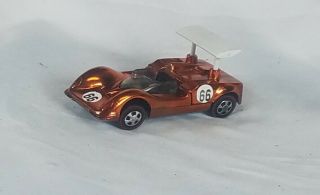 Restored Hot Wheels Redline - 1969 - Grand Prix Series - Chaparral 2g - Orange