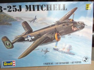1/48 Scale Revell Wwii U.  S.  North American B - 25j Mitchell Bomber