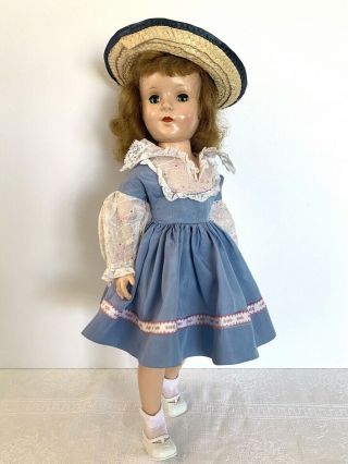 Vintage Sweet Sue Doll Hard Plastic 17” Walker Untagged Dress 3